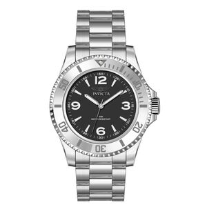 Invicta Silver and Black Watch
